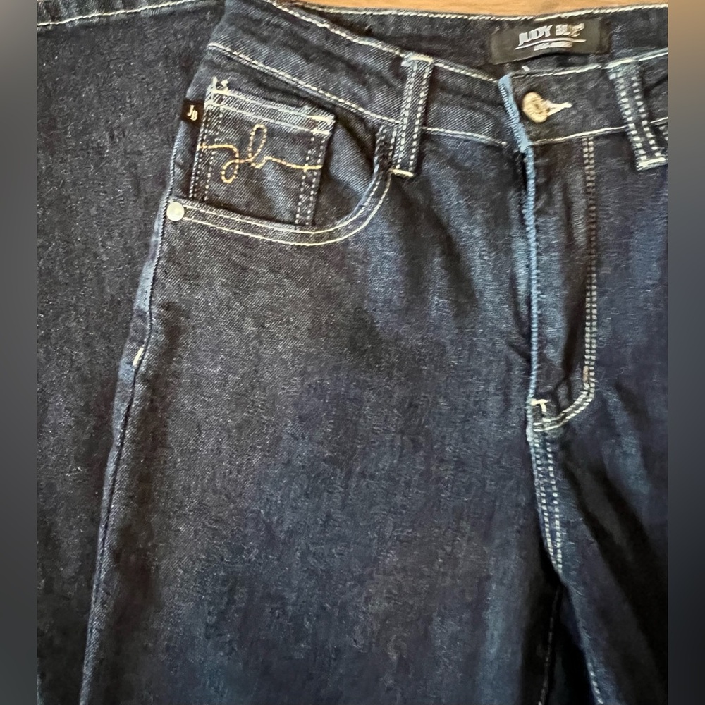 Judy Blue Mom Jeans Stretch Denim Womens Size 1/25 Mid Rise Western Cowgirl - Picture 3 of 9